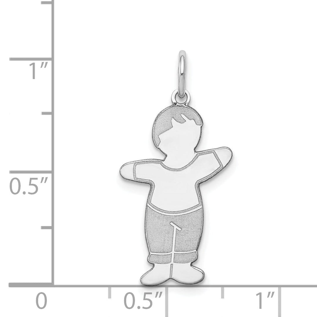 Lovely Rita's Pendants & Charms Sterling Silver Mommas Boy Cuddle Charm Pendant