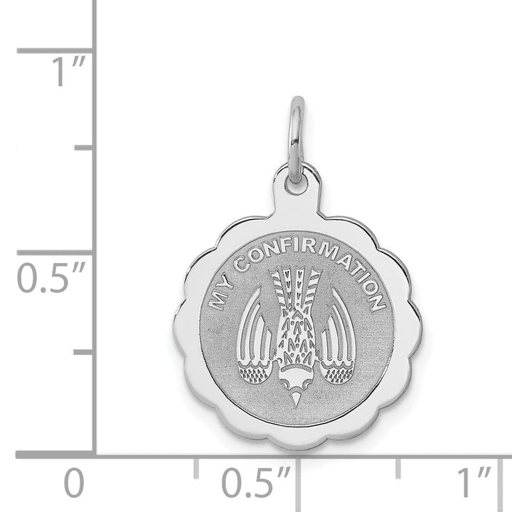 Lovely Rita's Pendants & Charms Sterling Silver My Confirmation Disc Charm