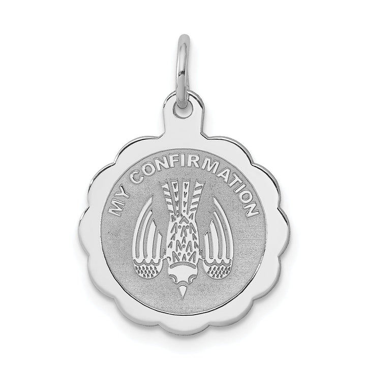 Lovely Rita's Pendants & Charms Sterling Silver My Confirmation Disc Charm