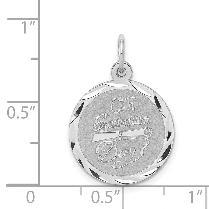 Lovely Rita's Pendants & Charms Sterling Silver On Graduation Day Disc Charm