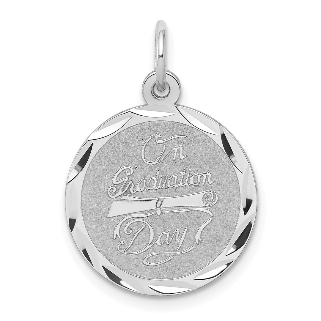 Lovely Rita's Pendants & Charms Sterling Silver On Graduation Day Disc Charm