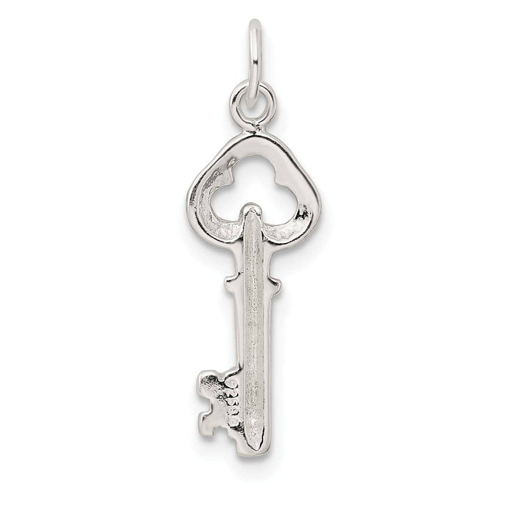 Lovely Rita's Pendants & Charms Sterling Silver Open Back Key Charm Pendant