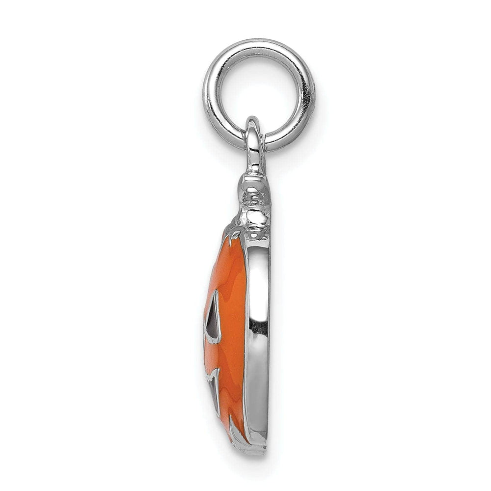 Lovely Rita's Pendants & Charms Sterling Silver Orange Jack-a-Lantern Pendant