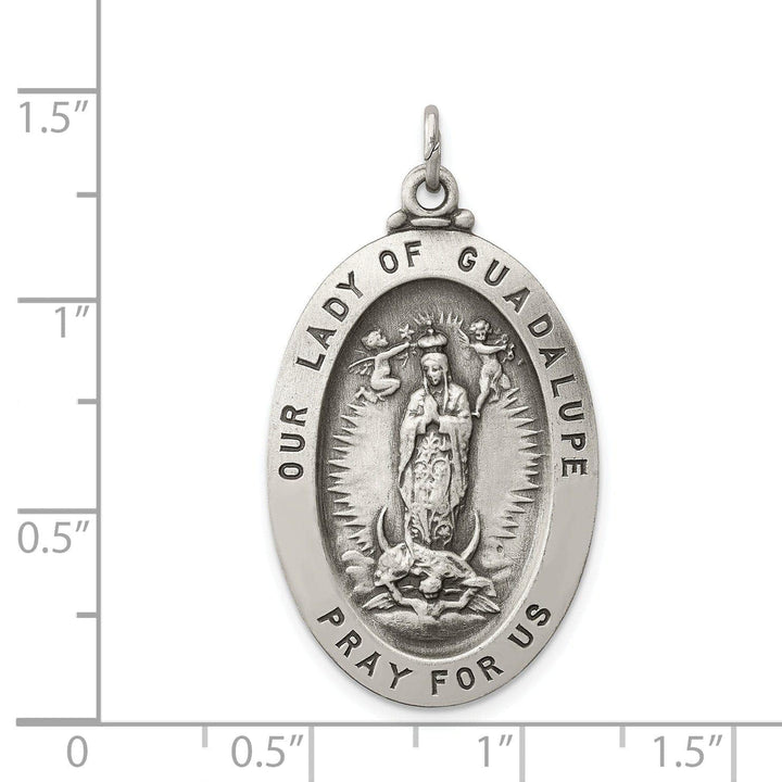 Lovely Rita's Pendants & Charms Sterling Silver Our Lady of Guadalpue Medal