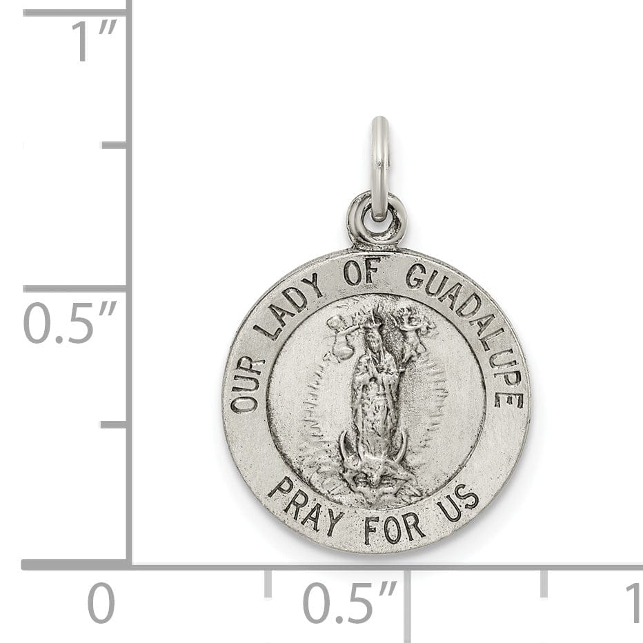 Lovely Rita's Pendants & Charms Sterling Silver Our Lady of Guadalpue Medal