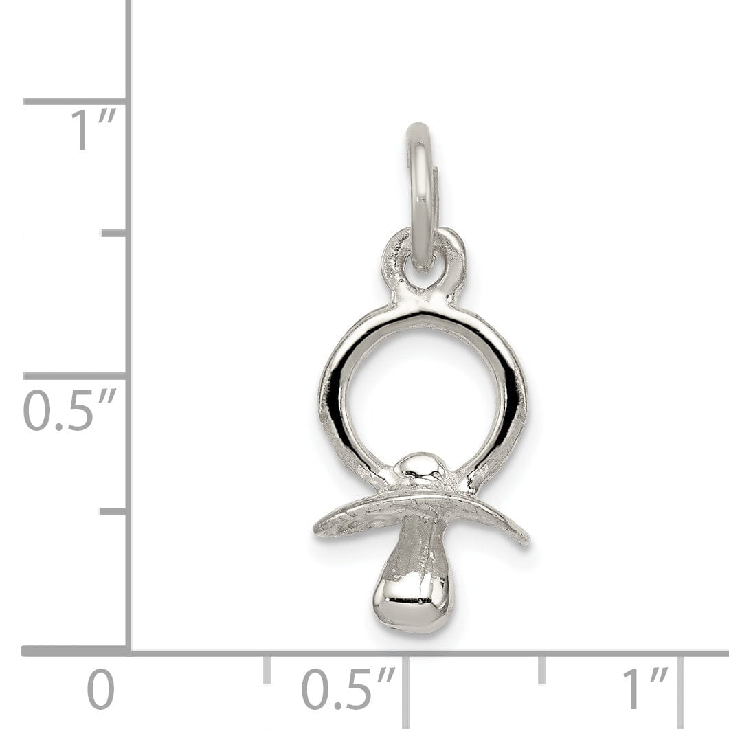 Lovely Rita's Pendants & Charms Sterling Silver Pacifier Charm