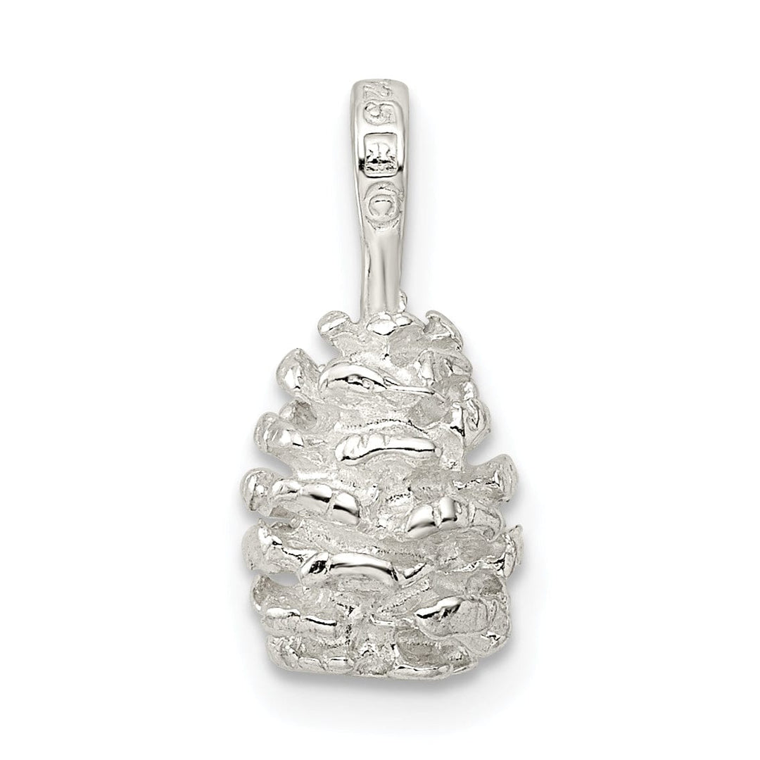 Lovely Rita's Pendants & Charms Sterling Silver Pinecone Charm Pendant