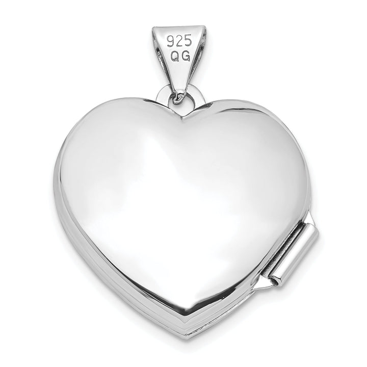 Lovely Rita's Pendants & Charms Sterling Silver Plain 18MM Heart Locket