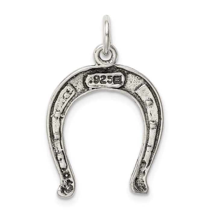 Lovely Rita's Pendants & Charms Sterling Silver Polish Antiqued Horse Shoe Charm