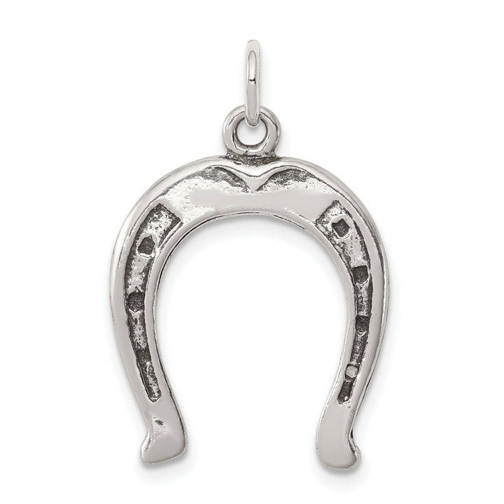 Lovely Rita's Pendants & Charms Sterling Silver Polish Antiqued Horse Shoe Charm