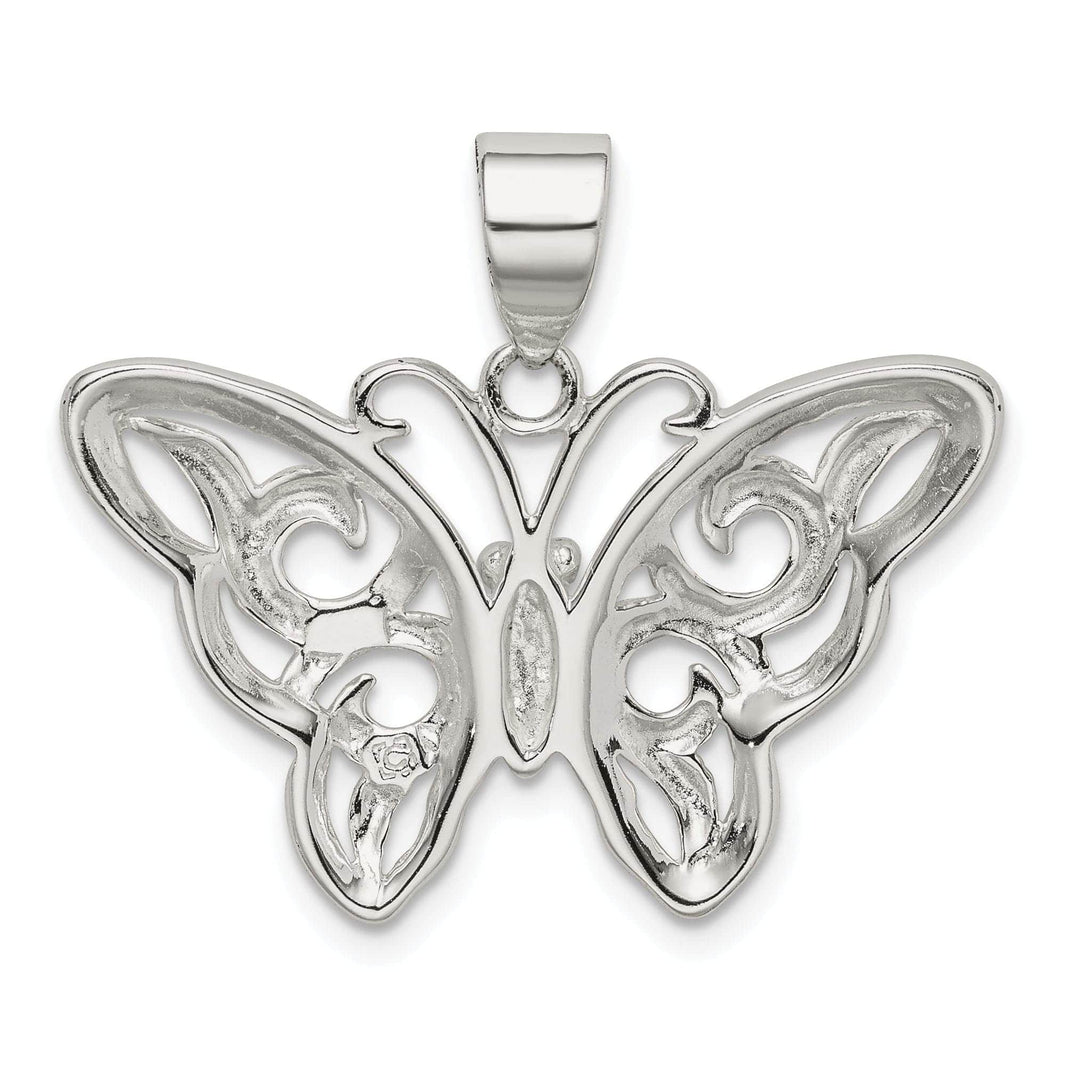 Lovely Rita's Pendants & Charms Sterling Silver Polish Butterfly Charm Pendant