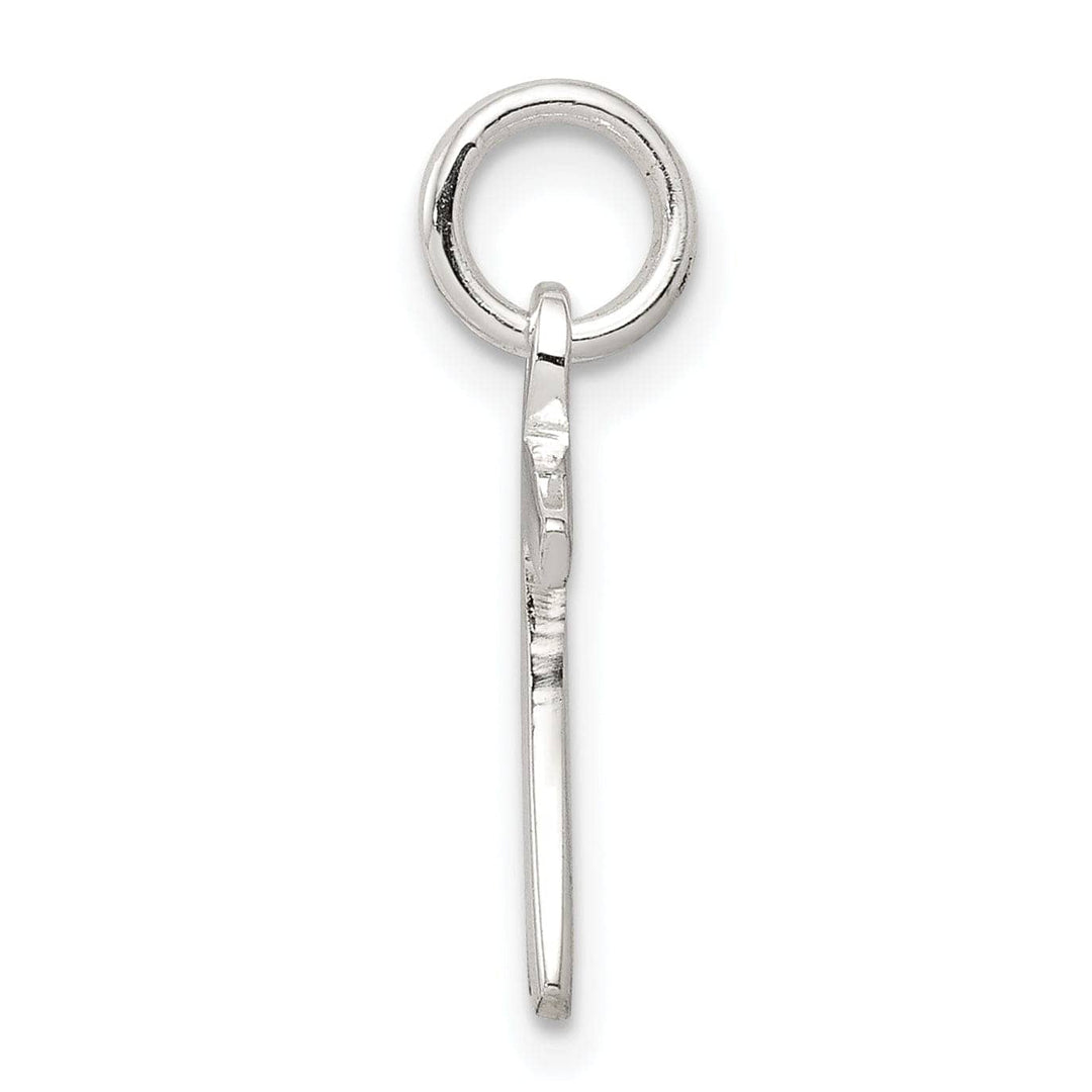 Lovely Rita's Pendants & Charms Sterling Silver Polish Finish Boy Charm Pendant