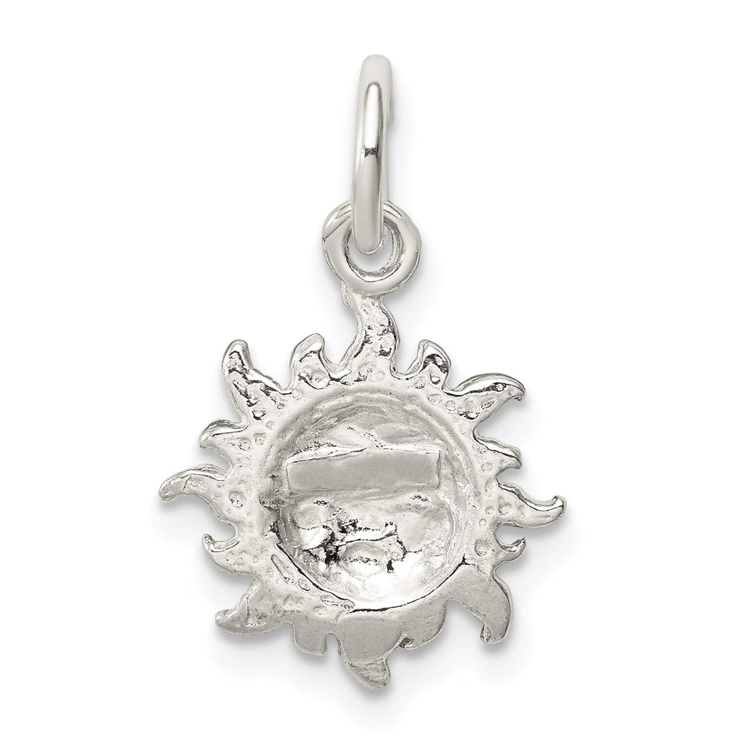 Lovely Rita's Pendants & Charms Sterling Silver Polish Finish Face in Sun Charm