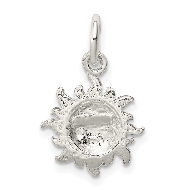 Lovely Rita's Pendants & Charms Sterling Silver Polish Finish Face in Sun Charm