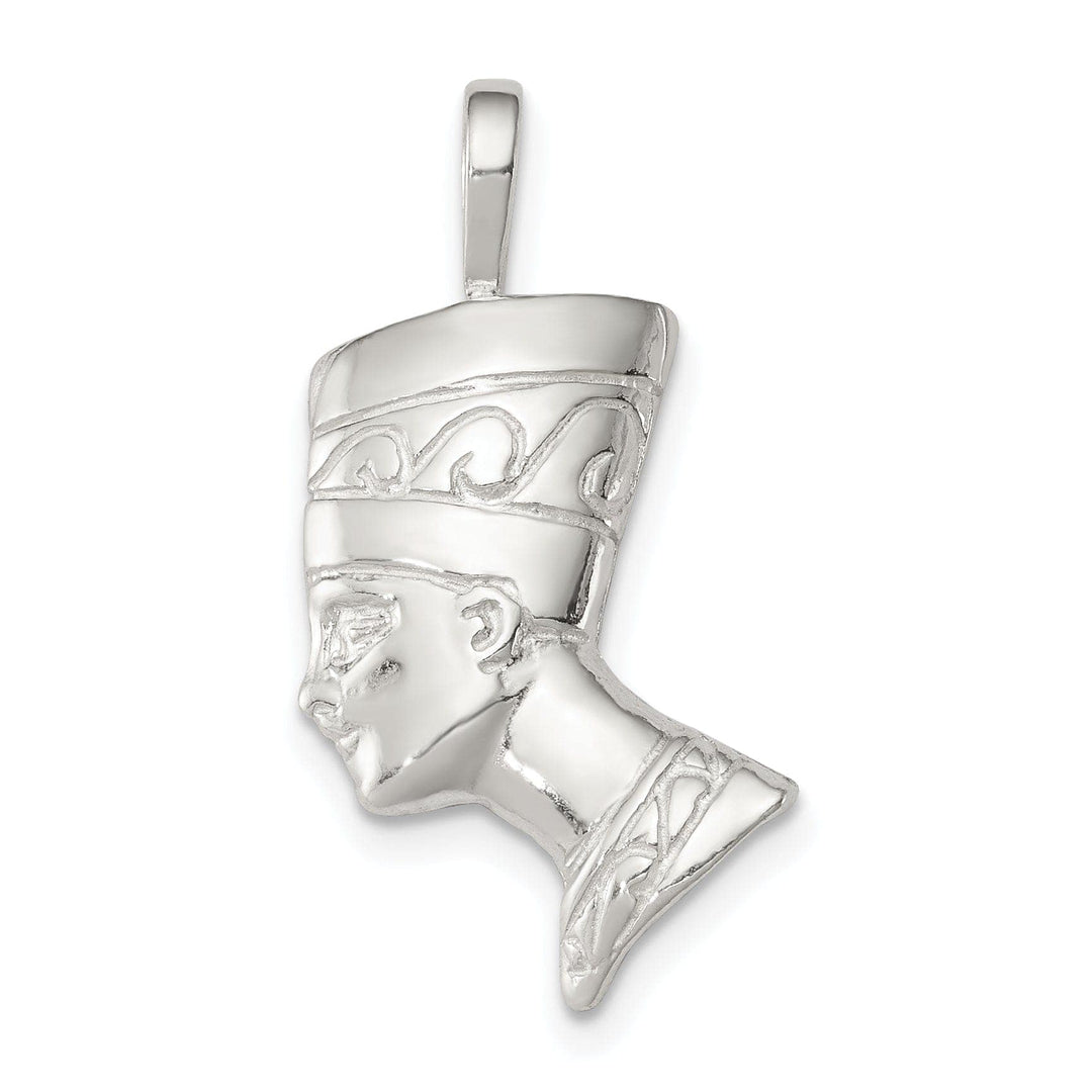 Lovely Rita's Pendants & Charms Sterling Silver Polish Finished Nefertiti Charm