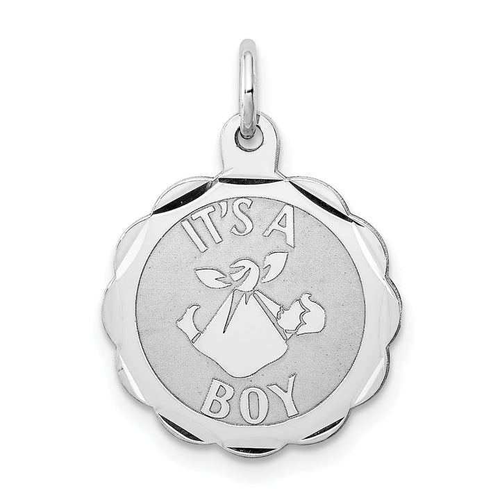 Lovely Rita's Pendants & Charms Sterling Silver Polish Its a Boy Charm Pendant