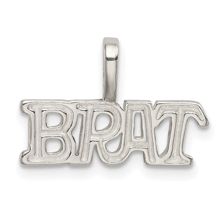 Lovely Rita's Pendants & Charms Sterling Silver Polish Satin Finish Brat Charm