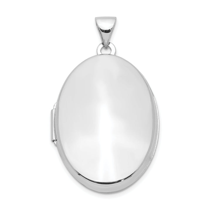 Lovely Rita's Pendants & Charms Sterling Silver Polished 2-Frame Oval Locket Pendant