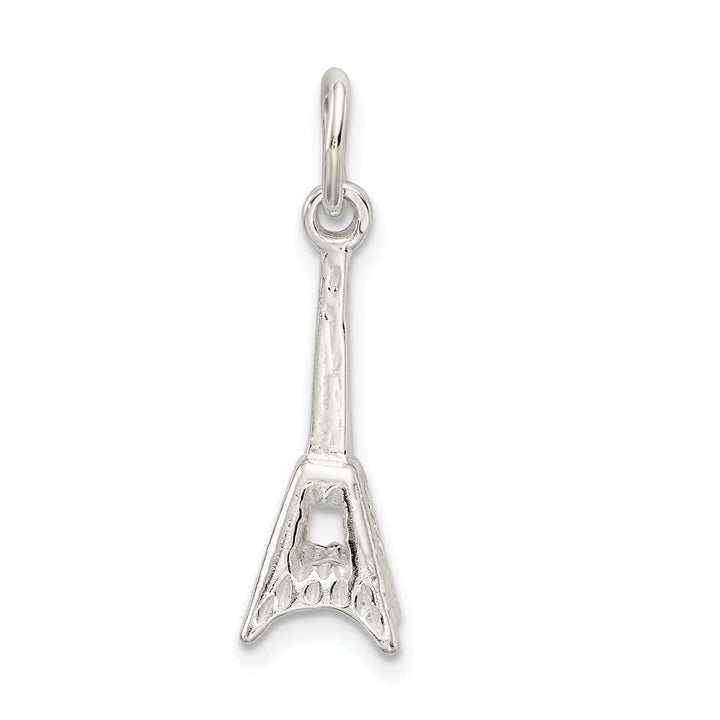 Lovely Rita's Pendants & Charms Sterling Silver Polished 3-D Eiffel Tower Charm