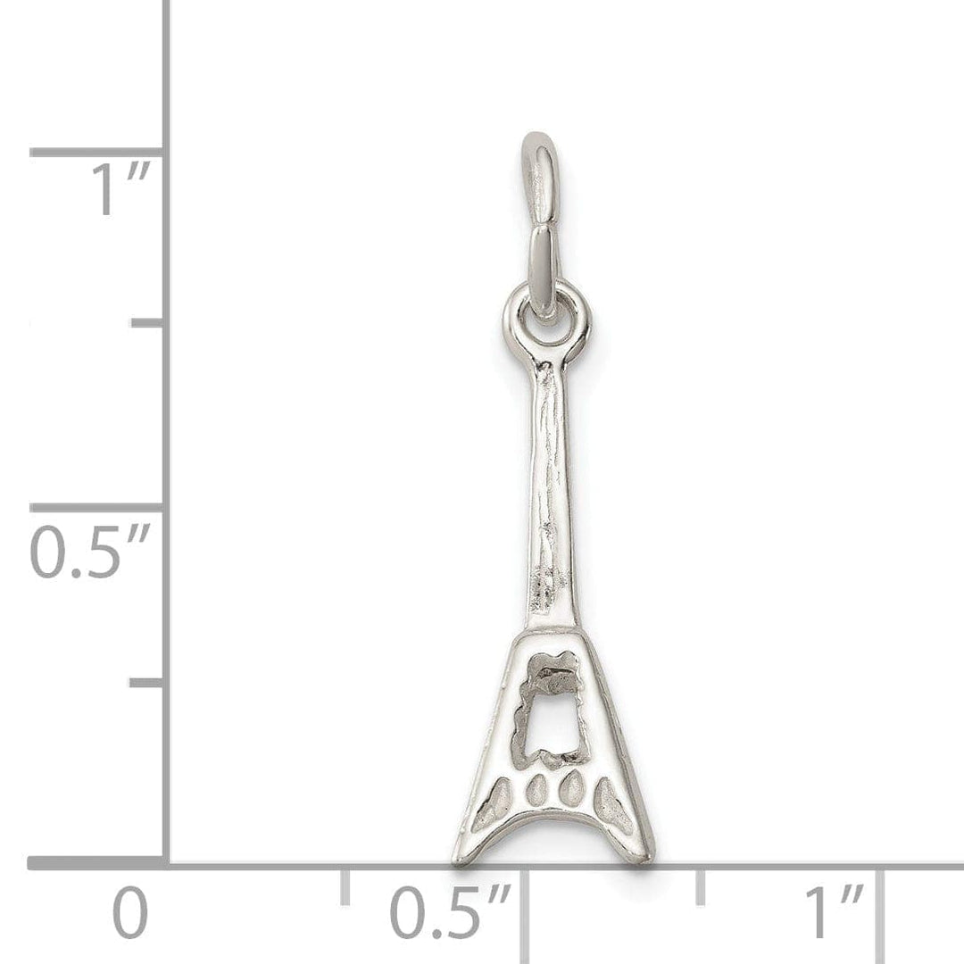 Lovely Rita's Pendants & Charms Sterling Silver Polished 3-D Eiffel Tower Charm