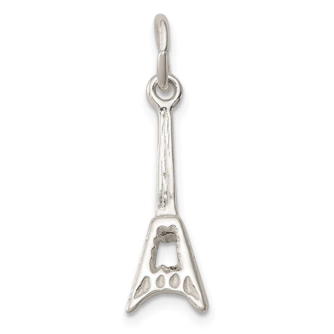Lovely Rita's Pendants & Charms Sterling Silver Polished 3-D Eiffel Tower Charm