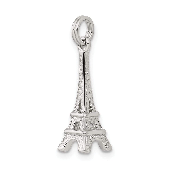Lovely Rita's Pendants & Charms Sterling Silver Polished 3-D Eiffel Tower Charm