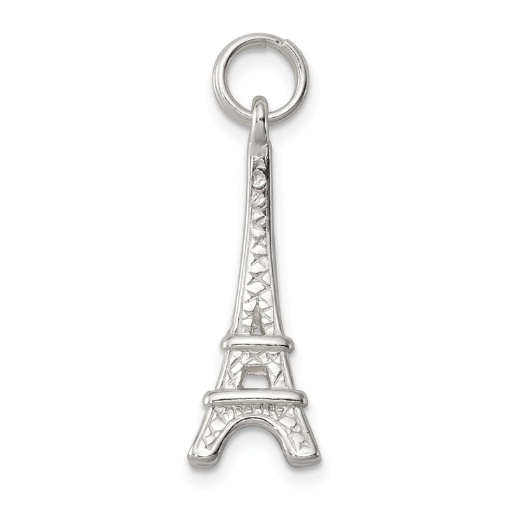 Lovely Rita's Pendants & Charms Sterling Silver Polished 3-D Eiffel Tower Charm