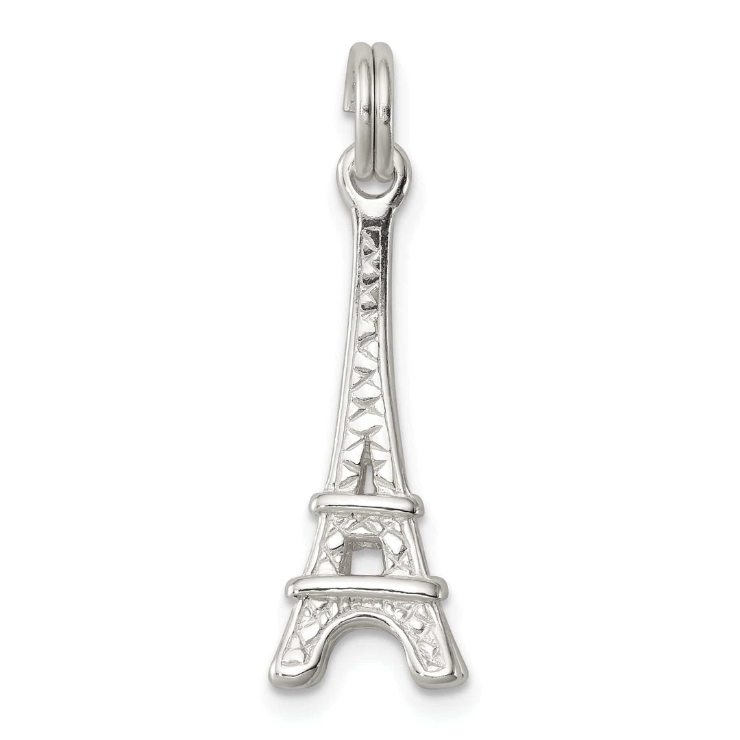 Lovely Rita's Pendants & Charms Sterling Silver Polished 3-D Eiffel Tower Charm
