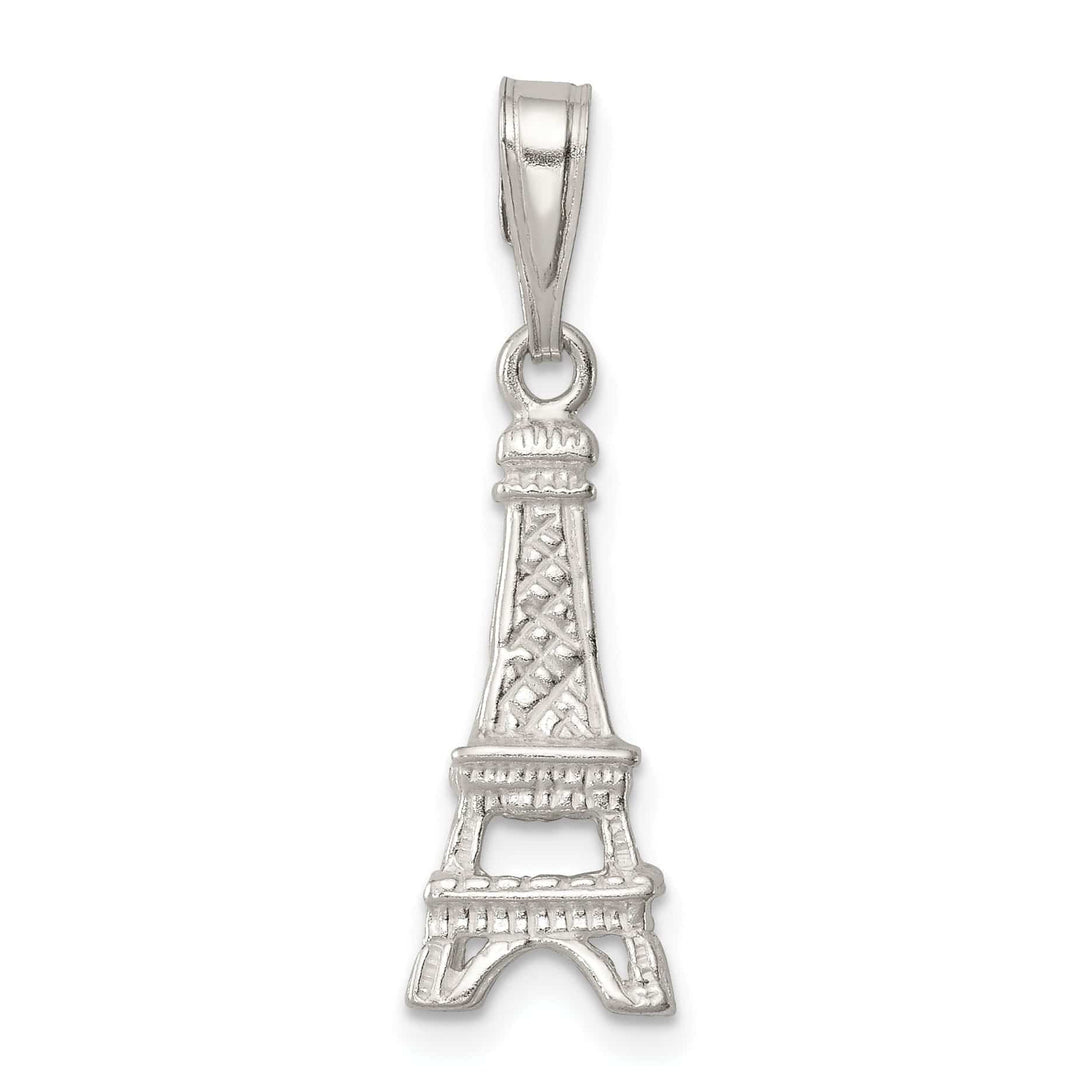Lovely Rita's Pendants & Charms Sterling Silver Polished 3-D Eiffel Tower Charm