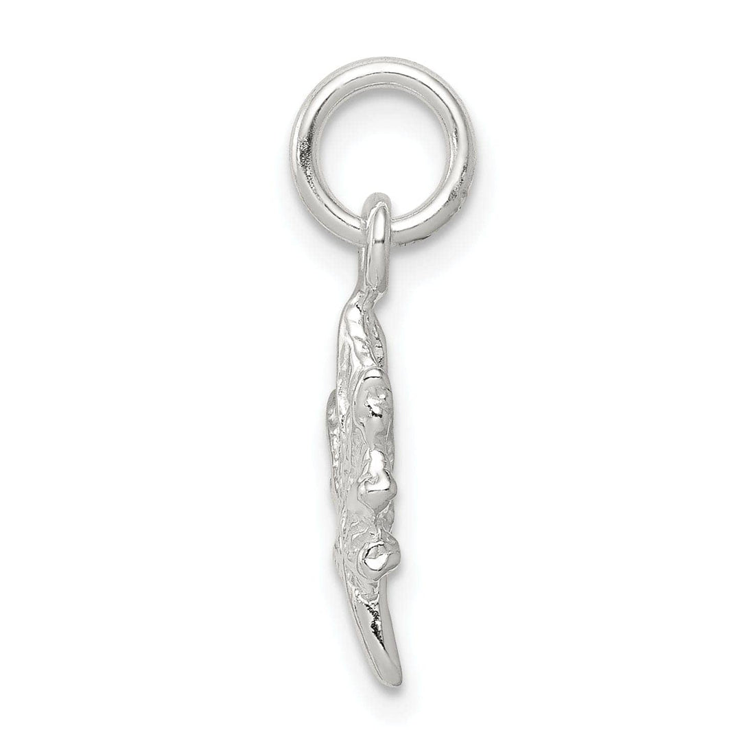 Lovely Rita's Pendants & Charms Sterling Silver Polished 3-D Maple Leaf Charm