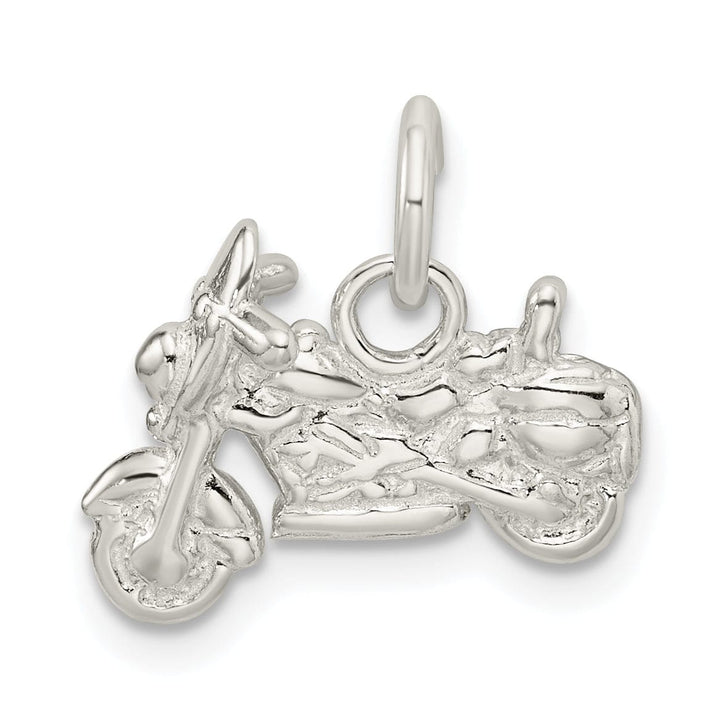 Lovely Rita's Pendants & Charms Sterling Silver Polished 3 D Motorcycle Pendant