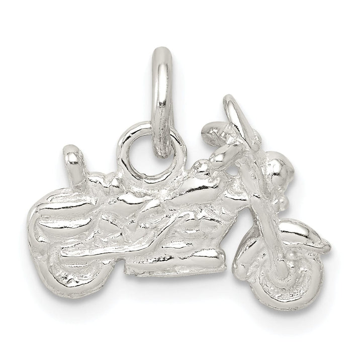Lovely Rita's Pendants & Charms Sterling Silver Polished 3 D Motorcycle Pendant