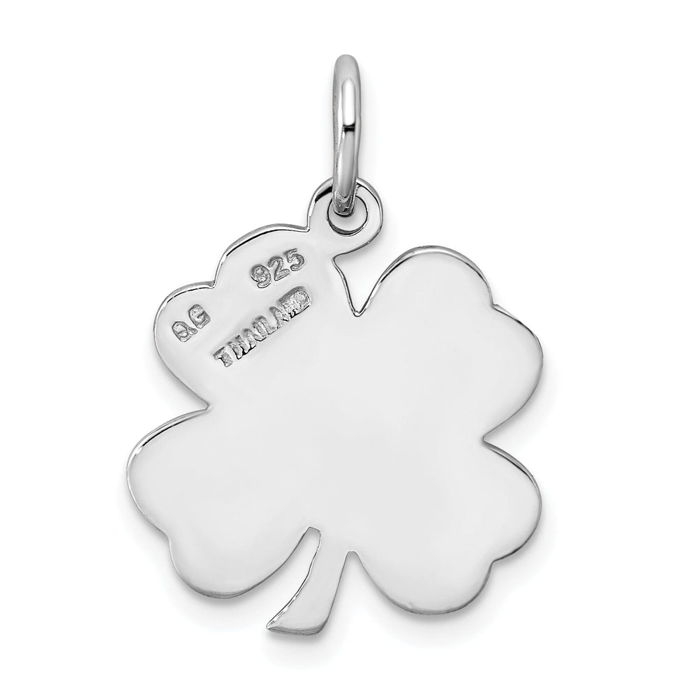 Lovely Rita's Pendants & Charms Sterling Silver Polished 4 Leaf Clover Charm