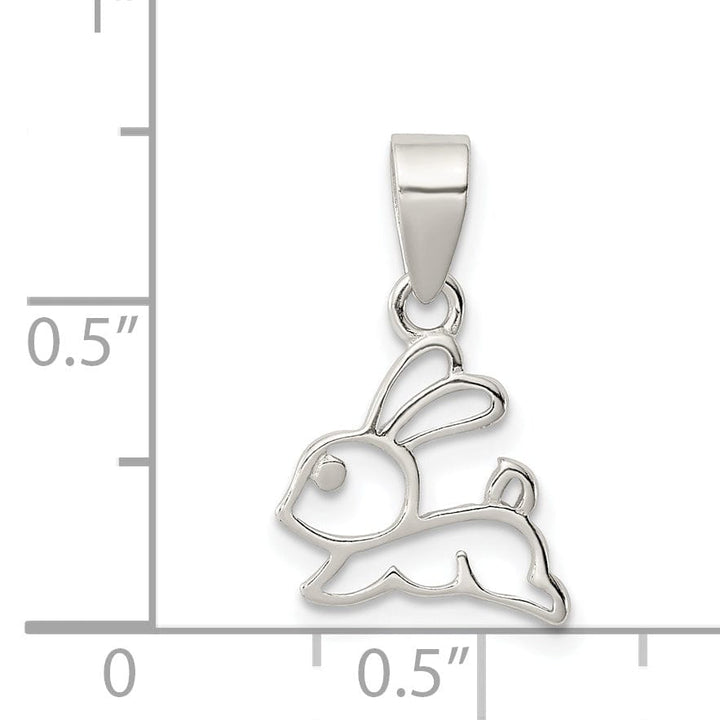 Lovely Rita's Pendants & Charms Sterling Silver Polished Bunny Pendant