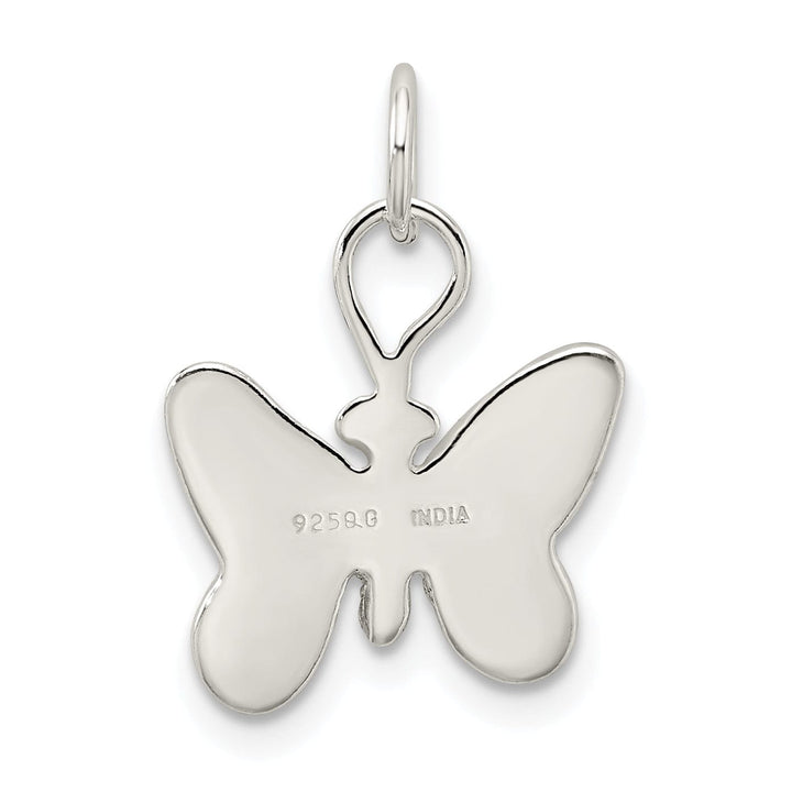 Lovely Rita's Pendants & Charms Sterling Silver Polished Butterfly Charm
