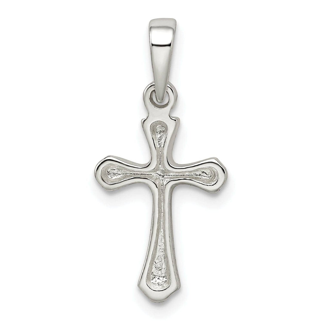 Lovely Rita's Pendants & Charms Sterling Silver Polished Cross Open Pendant