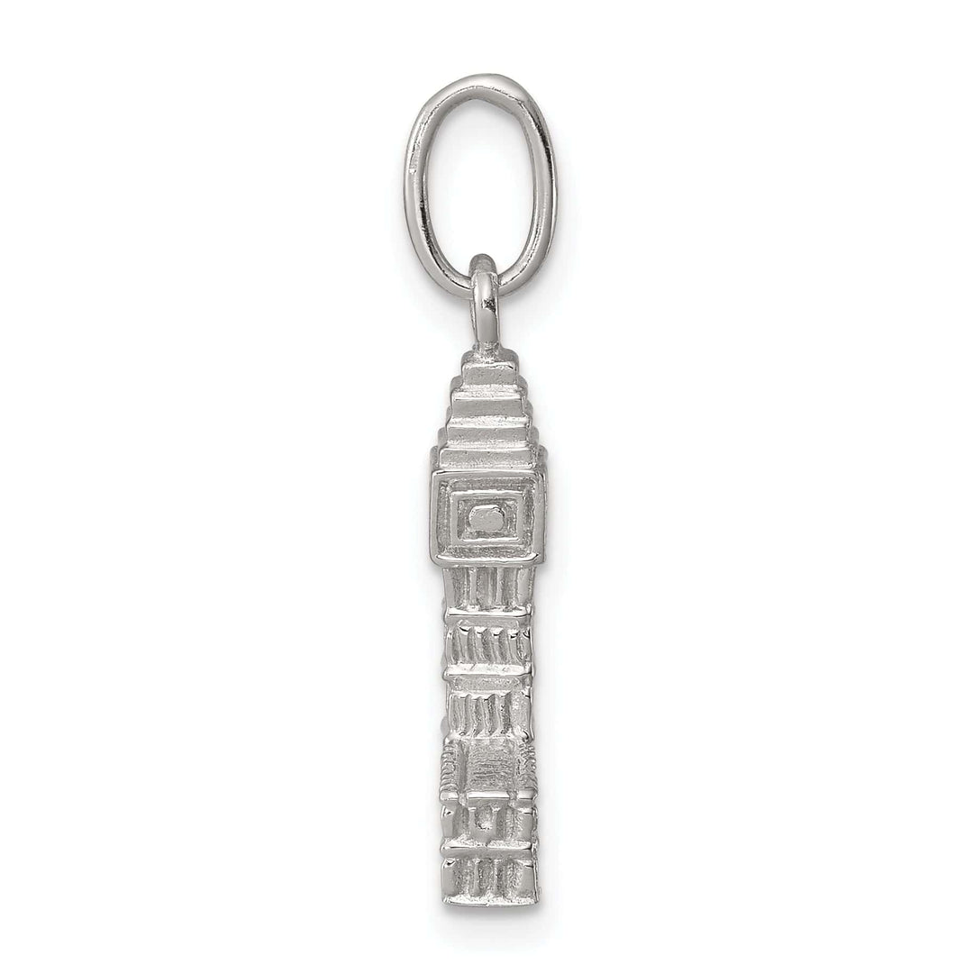 Lovely Rita's Pendants & Charms Sterling Silver Polished Finish Big Ben Charm