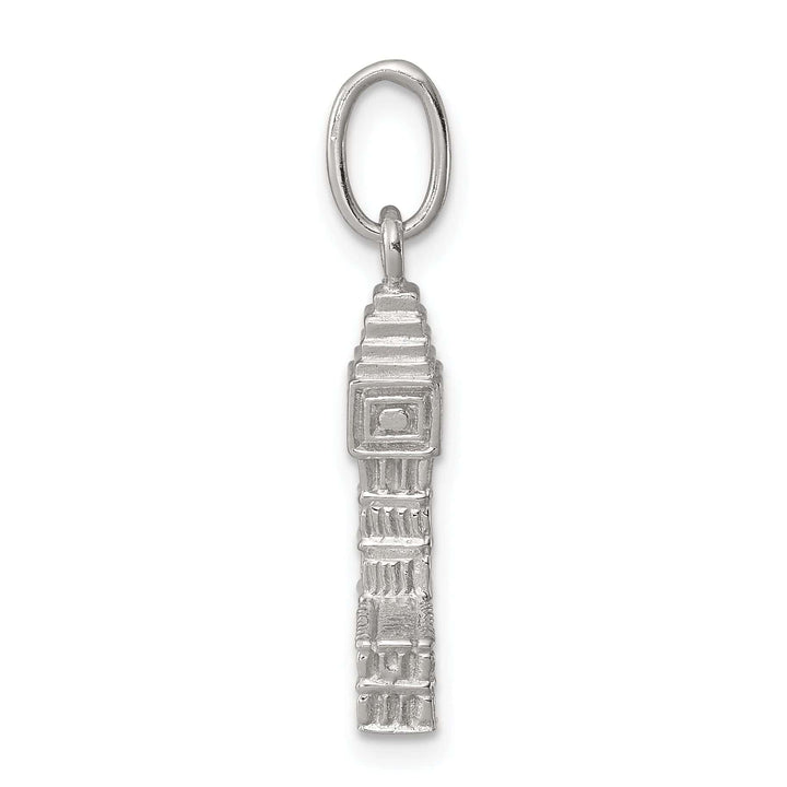 Lovely Rita's Pendants & Charms Sterling Silver Polished Finish Big Ben Charm