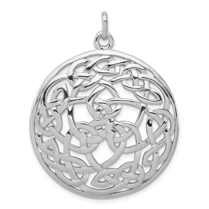 Lovely Rita's Pendants & Charms Sterling Silver Polished Finish Celtic Charm