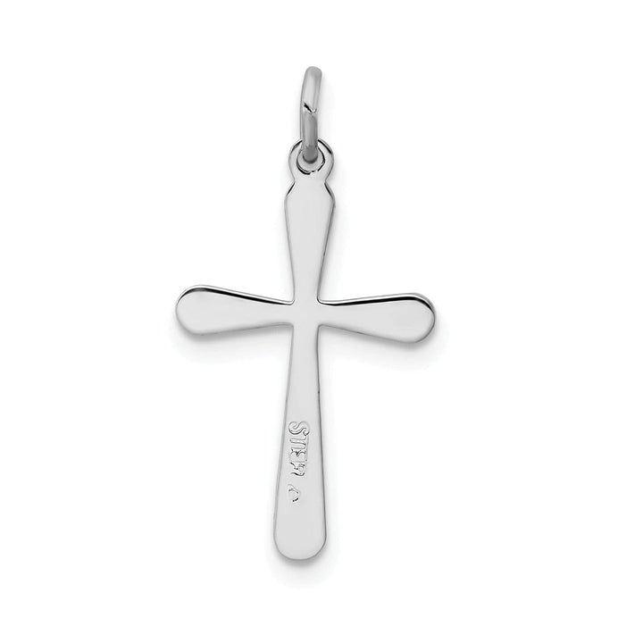 Lovely Rita's Pendants & Charms Sterling Silver Polished Finish Cross Pendant