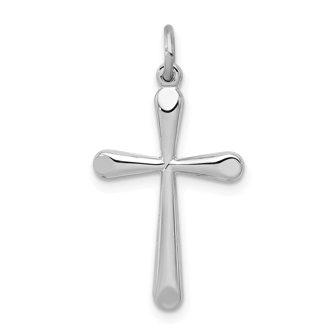 Lovely Rita's Pendants & Charms Sterling Silver Polished Finish Cross Pendant