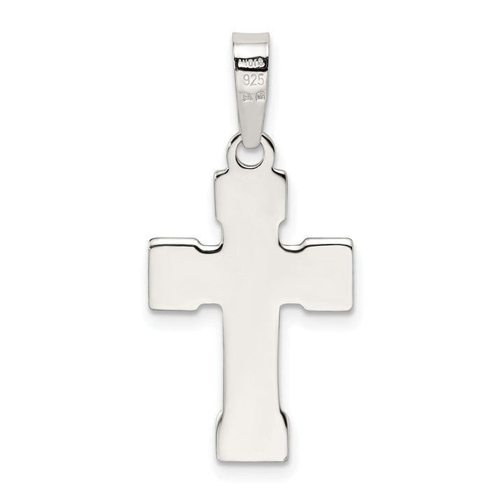 Lovely Rita's Pendants & Charms Sterling Silver Polished Finish Cross Pendant