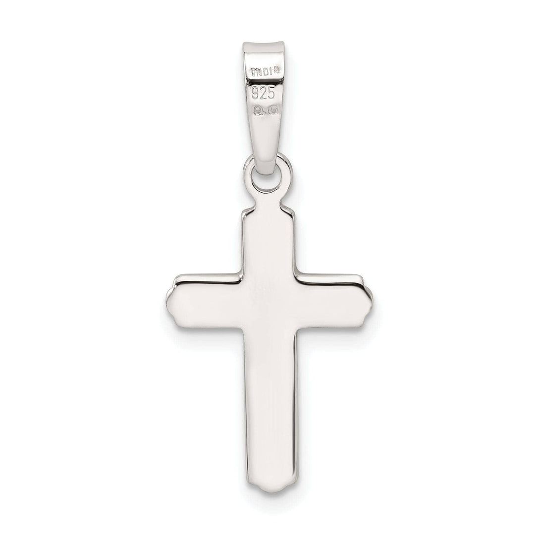 Lovely Rita's Pendants & Charms Sterling Silver Polished Finish Cross Pendant