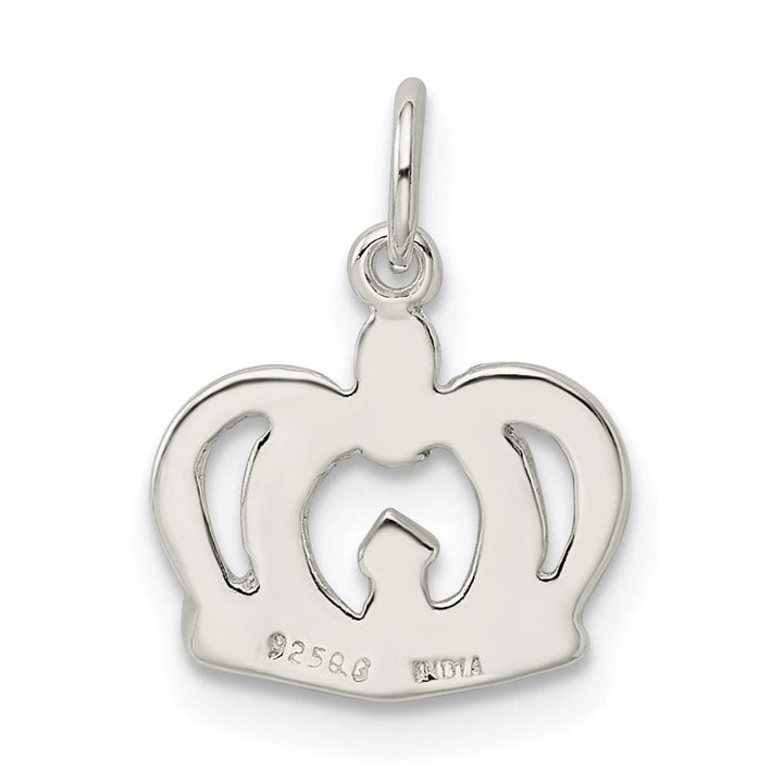 Lovely Rita's Pendants & Charms Sterling Silver Polished Finish Crown Charm
