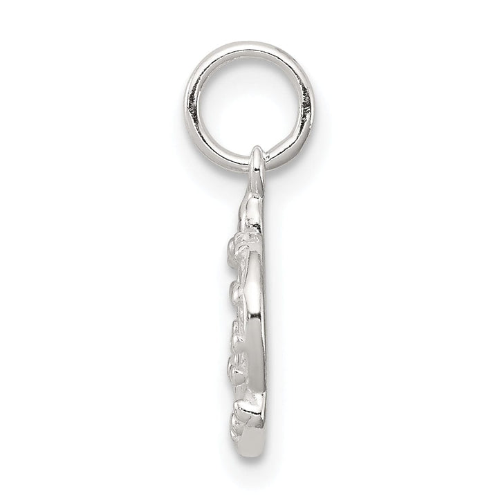 Lovely Rita's Pendants & Charms Sterling Silver Polished Finish Crown Charm