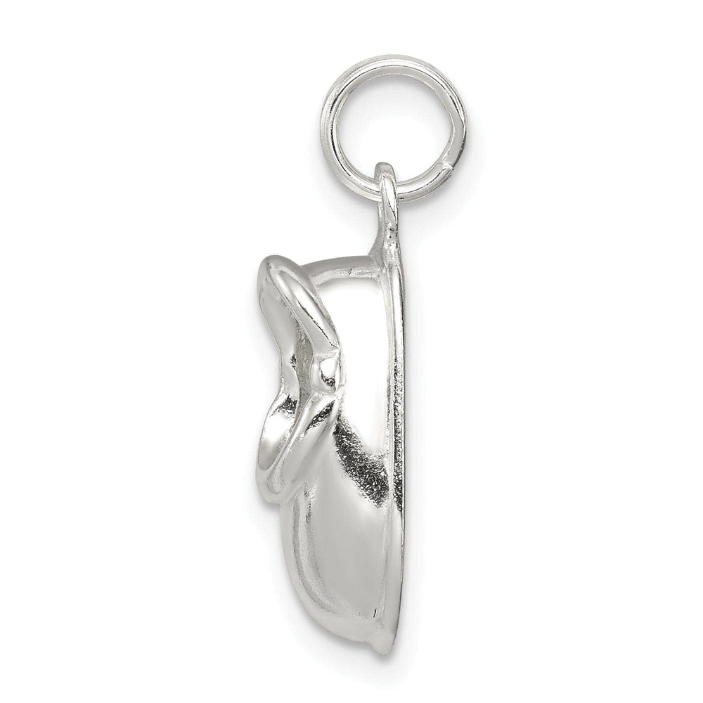 Lovely Rita's Pendants & Charms Sterling Silver Polished Finish Shoe Charm