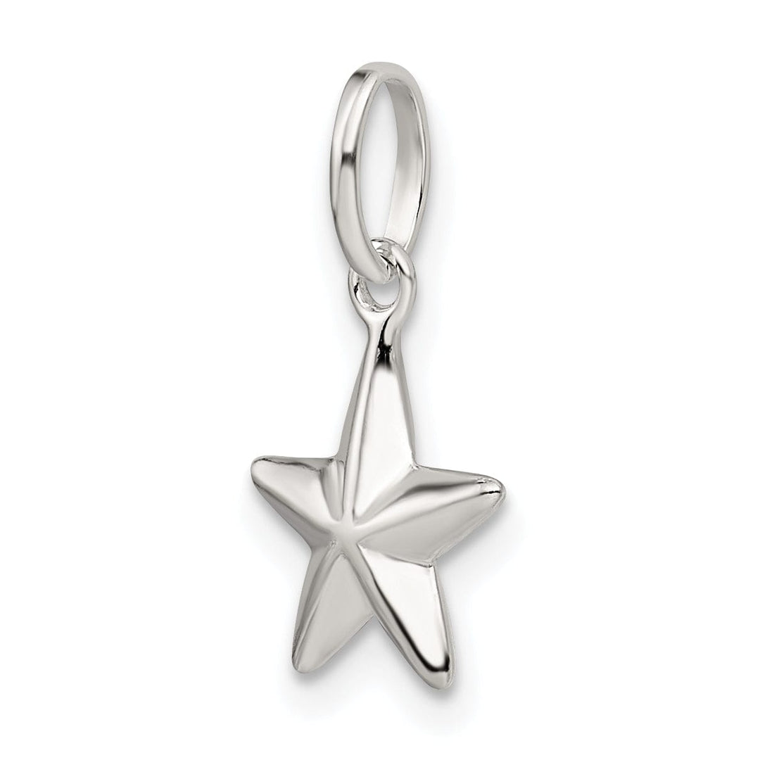 Lovely Rita's Pendants & Charms Sterling Silver Polished Finish Star Charm