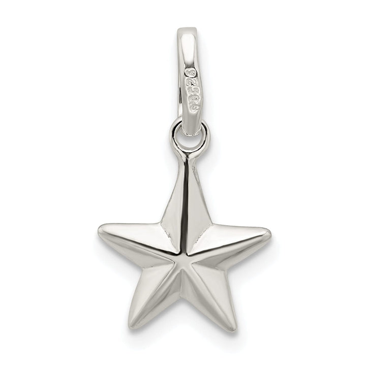 Lovely Rita's Pendants & Charms Sterling Silver Polished Finish Star Charm
