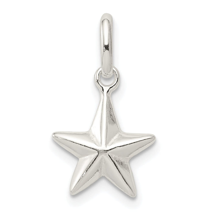 Lovely Rita's Pendants & Charms Sterling Silver Polished Finish Star Charm