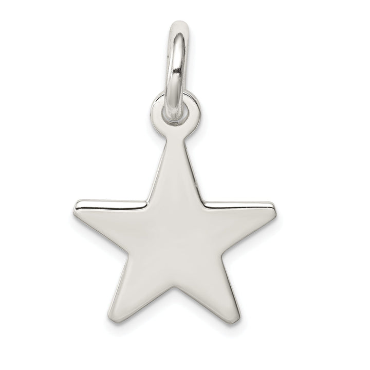 Lovely Rita's Pendants & Charms Sterling Silver Polished Finish Star Charm